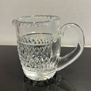 Waterford small Cara pitcher acid stamp vintage